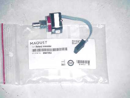 Rotary Encoder, Servo-I ventilator maquet service part ROTARY ENCODER 6567254 Getinge-Maquet USA Sales Servo-i ventilators